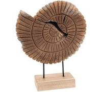 Décoration coquillage en bois - - Marron -