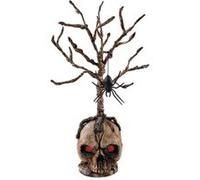 décoration crâne et arbre a poser 55cm - ptitclown 22268 Gris G