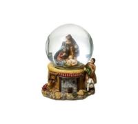 Décoration Crèche "Boule à Neige" 18cm Multicolore