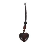Décoration Cœur en Bois Rustique à Suspendre, Petit Marron