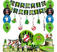 Décoration d'anniversaire - INBOXXARTY - Ghostbusters - Multicolore - 10 assiettes - 12 ballons