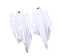 Décoration de Cour de Blanc illuminée étrange, Ornement Suspendu à LED pour fêtes à thème, Manifestation à Suspendre pour Halloween