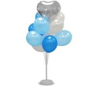 Décoration de fête - PTIT CLOWN - Arbre à ballons 160 cm - Transparent - Pour 19 ballons - Plastique