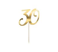 Décoration de gâteau « 30 » - 20,5 cm - Décoration de gâteau d'anniversaire