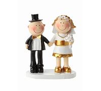 Décoration de gâteau de mariage doré
