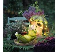 Décoration de jardin amusante en forme de grenouille – À énergie solaire – Figurines de jardin – Lot de 2
