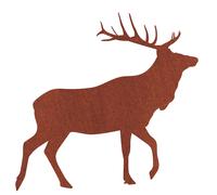 Kapaga - Figurine de jardin en rouille - Métal - Patiné - Cerf - Hauteur 64 | Figurine d'animal, figurine décorative - Décoration de jardin - Décoration de jardin