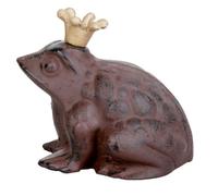 Décoration de jardin - ESSCHERT DESIGN - Crapaud Royal - Fonte - 14 cm - Marron