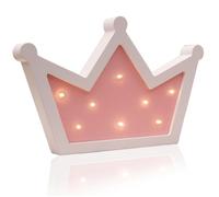 Décoration de la couronne avec lumière LED Princesse décor mural Batterie opération en bois Princesse Night Light For Children's Child's Living Room Mariage Anniversaire Cadeaux, Princess Wall Decor