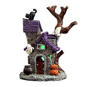Décoration de maison hantée hantée, décoration intérieure lumineuse d'Halloween, décoration de table de renne avec design fantôme pour chambre à coucher, cuisine garage