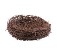 Décoration de Nid d'Oiseau - Artificiel dee Pâques Fait à la Main | Faux Ornement Naturel | Accessoire pour Maison Cour Mariage Noël Photographie Déco Printanière Jardin Artisanat Extérieur Objet