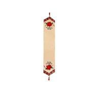 Décoration de Noël - Couvre-Tabouret Neigeux - 2 pcs