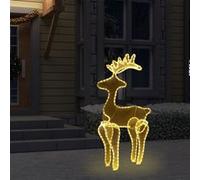 vidaXL Décoration de Noël Renne 306 LED