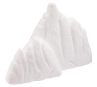 Décoration de Noël Montagne Manteau 50cm Blanc G