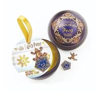 Décoration de Noël Officielle Harry Potter, Grenouille au Chocolat, avec Broche, Taille Unique, étain, sans Pierres précieuses, One Size, Fer-Blanc, Pas de gemme, Aubergine