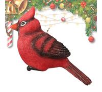 Décoration de Noël, ornement d'oiseau - Décoration d'arbre de Noël en forme d'oiseau - Artificielle portable - Ornements de boule d'oiseaux artificielles - Pour dortoirs, appartements