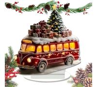 Décoration de Noël pour bureau Décorations de Noël Acrylique 2D | Centres de table et de vacances pour maison, bureau, mariage, nappe, vitrine et étagère