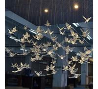 Décoration de Plafond en Forme d'oiseau Volant réaliste à Suspendre pour Jardin d'enfants, Centre Commercial, Chambre à Coucher, fête, Arbre de Noël