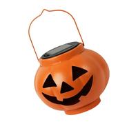 Décoration de porche d'Halloween en forme de citrouille à énergie solaire | Décoration de jardin pour décoration de jardin, éclairage d'automne festif