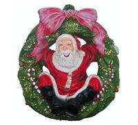 Décoration de porte Couronne Décoration Noël Couronnes de Noël Déco 110cm Nouveau