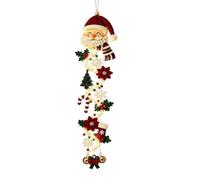 Décoration de Porte de Noël Lumineuse Accessoire Décoratif Matelassé de | décor de porte de Noël illuminé pour la maison, ferme, villa, campagne, jardin, arrière-cour, cour et patio