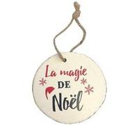 Décoration de sapin à suspendre la magie BEIGE G