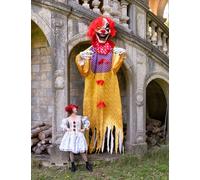 Décoration d'Halloween Clown effrayant suspendu 350 cm -