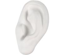 Décoration d'intérieur oreille en porcelaine MEMORABILIA MVSEVM 24,5 cm, blanc, Seletti