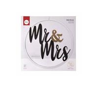 Décoration en bois 30 cm - Mr&Mrs