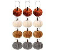 Décoration en forme de citrouille - Mini décoration de citrouille de Thanksgiving | Décoration saisonnière d'automne pour mur, fenêtre, balcon, bibliothèque, jardin, chambre à coucher