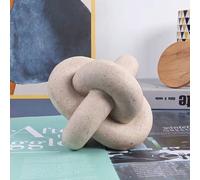 Décoration en résine à nœud géométrique créative, sculpture à nœud géométrique, petite décoration de chaîne, convient pour la décoration du salon de la maison, parfaitement adapté au style cottage rus