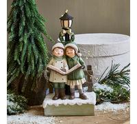 Décoration enfants et lanterne LED Jerries vert/blanc H/L/P env. 24/12.5/10 cm