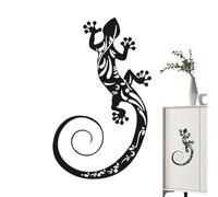 Décoration extérieure en forme de lézard en métal, décoration murale en