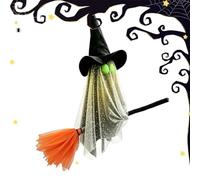 Décoration Fantôme Lumineux Halloween Extérieur Chapeau de Sorcière et | Décor De Fantôme Lumineux Pour Porche Fenêtre Cadre Jardin Pelouse Cour Clôture