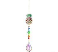Décoration Fenêtre Suspendue Jardin Patio 30cm | pour cristal réfléchissant, arc-en-ciel, effet scintillant, ambiance rêveuse, intérieur extérieur