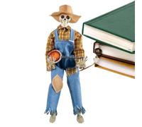 Décoration Figurine Squelette Halloween Ornement Effrayant Articulé En