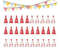 Décoration Gnome de la Saint-Valentin - 30 pièces en forme de cœur Mini figurines | Holiday Gnomes Valentines Decorations Set For Home, Bedroom, Living Room, Office, School, Farmhouse and Party Use