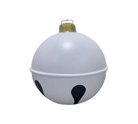 Décoration gonflable de Noël : une grande boule de Noël en PVC de 61 cm pour patio, jardin, porche ou exposition d'hiver, décoration pour événements et fêtes saisonnières