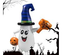 Décoration gonflable d'Halloween LED lumineuse chapeau de sorcière | Gonflable Halloween Décoration Extérieure Pour Jardin Pelouses, s Pour La Maison, Parties Intérieures