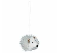 Décoration hérisson de Noël - Blanc