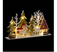 Village de Noël LED 30 cm - Générique