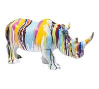 Décoration - KARE - Rhino blanc Colore - Résine - 26x55x17cm