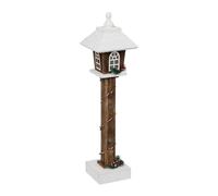 Créateur d'intérieur - Décoration Lumineuse "Lanterne Neige" 60 cm Marron
