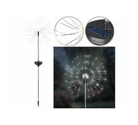 : Décoration lumineuse solaire à effet feu d'artifice - 120 LED - Blanc chaud