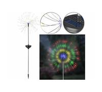 : Décoration lumineuse solaire à effet feu d'artifice - 120 LED - Couleurs