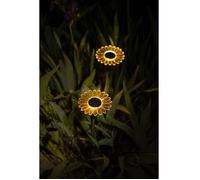 Decoration lumineuse solaire GALIX G4460 - Forme Tournesol - H44cm