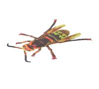 Décoration Murale Artisanale en Fer, à Suspendre Insecte, Style | Texture Colorée et Motif Soigné, pour Pergola de Patio et Jardin, Pièce Murale Vive