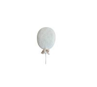 Décoration murale ballon bouclé blanc sans LED