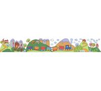 décoration murale bordure Petit train Junior