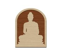 Décoration murale en bois Bouddha 50 cm